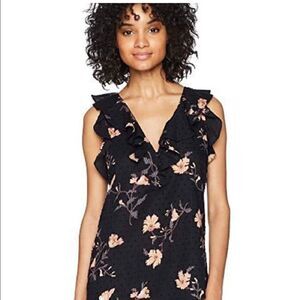 PAIGE Farfalla Floral Print Top XSmall